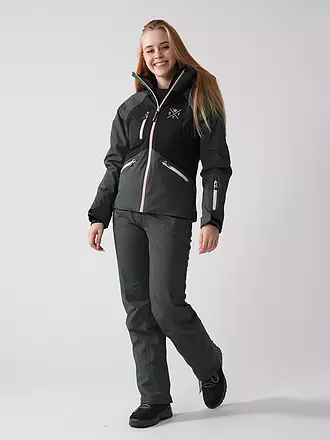 WATTS | Pantalón de esquí Bardo para mujer | dunkelgrün